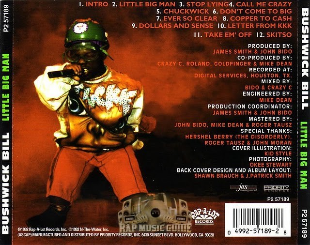 Bushwick Bill - Little Big Man: CD | Rap Music Guide